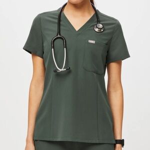 Figs Moss Slim Catarina™ - One-Pocket Scrub Top